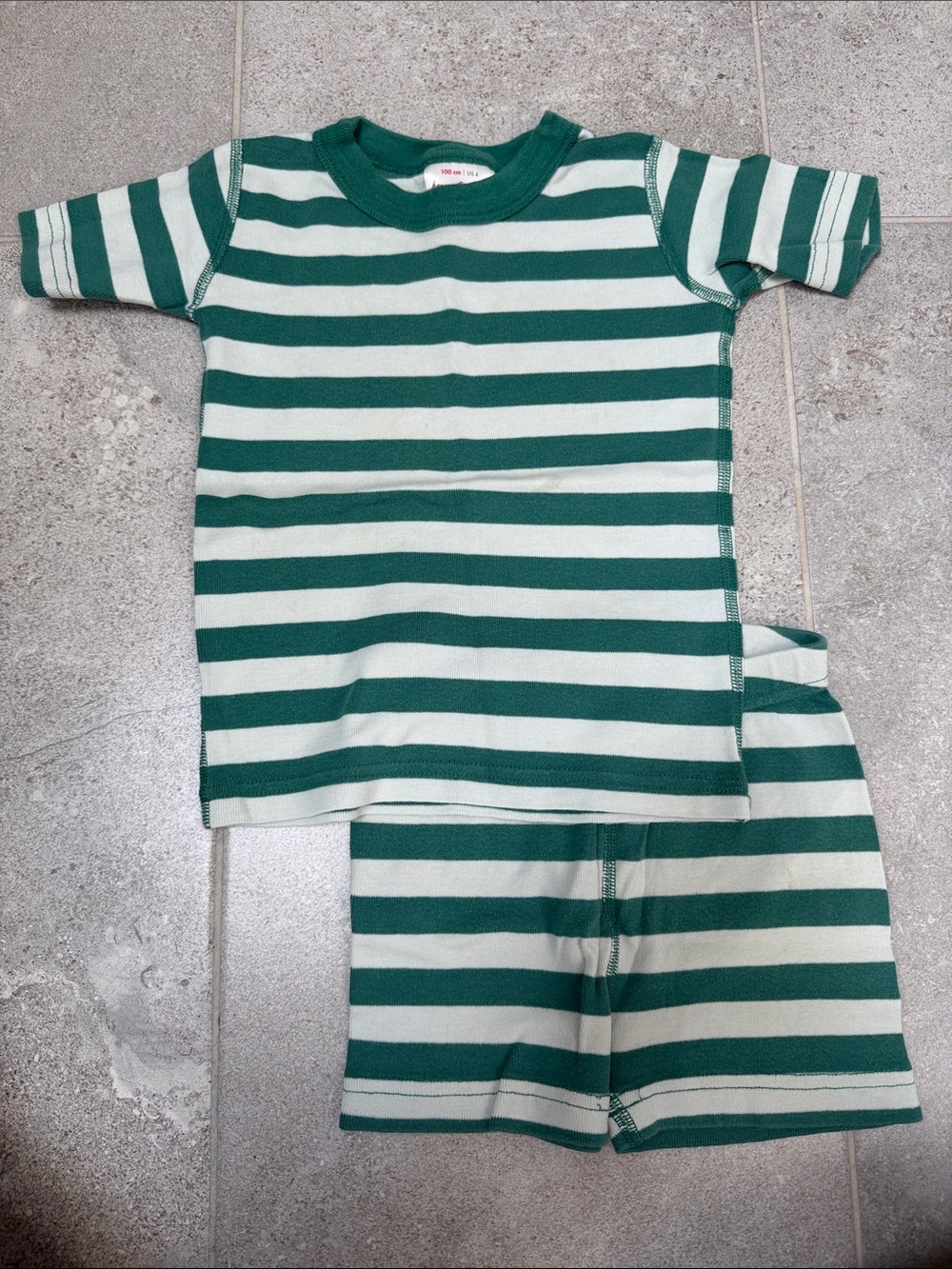 Hanna Andersson Short Johns, Green & White Stripe Print ($5 with any bundle)